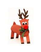 Christmas Reindeer  - Card Tube