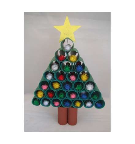 Christmas Tree - Card Tubes