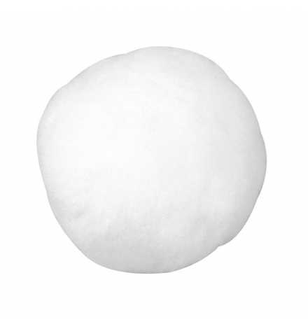 Pom poms 75mm White 6pcs - Rayher