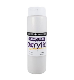 Acrylic Paint Graduate 500ml - Pearl White