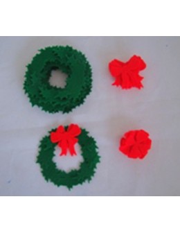 Christmas Felt Wreath