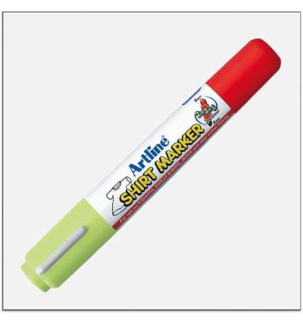 Two Color T-Shirt Marker Yellow Green / Red