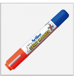 Two Color T-Shirt Marker Fluo Orange / Blue