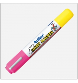 Two Color T-Shirt Marker Fluo Pink / Yellow