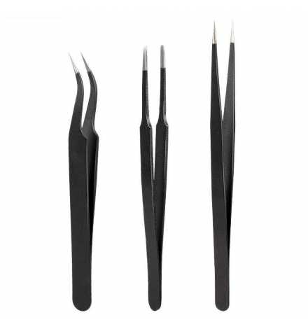 Tweezer 3pcs Set Deli