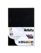 Card Sheets 160gr  A4  100pcs - Black