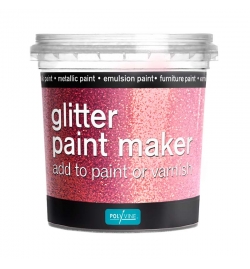 Glitter Paint Maker 75gr Ροζ - Polyvine