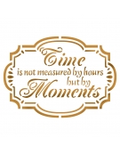 Stencil 15x20cm: "Moments" - Stamperia