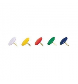 Pins Thumb tacks Colored 50pcs