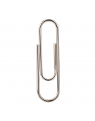 Round Edge Paper Clips 50mm Pack of 100