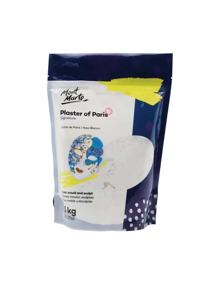 Σκόνη για πηλό "Plaster of Paris" 1kg - Mont Marte