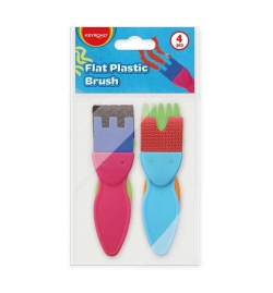Plastic Funny Painting Brushes Set 4pcs