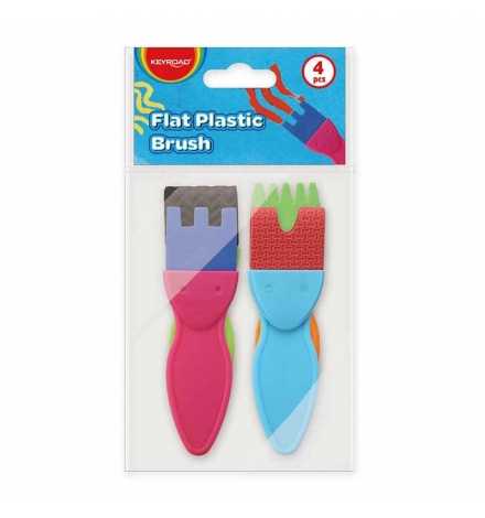 Plastic Funny Painting Brushes Set 4pcs