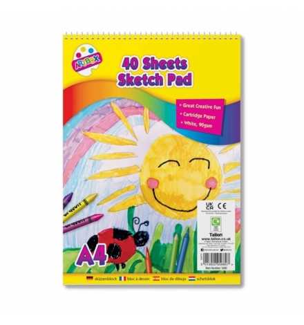 Spiral Sketch Pad 90gr A4 40sheets