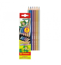 Pencils Colored Metallic Set 6pcs - Jolly