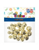 Κουδουνάκια 12mm & 18mm 18pcs Χρυσό