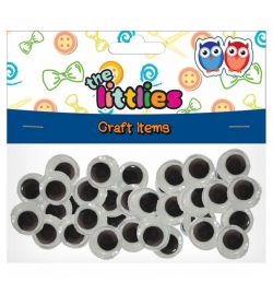 Wiggle Eyes 10mm - 100pcs