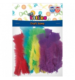 Feathers 16-18cm 30pcs - mix colors - Littlies