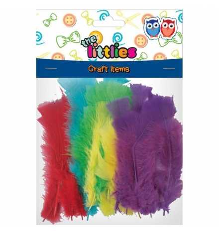 Feathers 16-18cm 30pcs - mix colors - Littlies