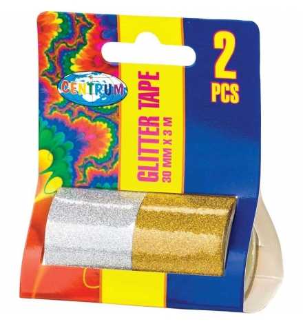 Decorative Tape with Glitter 30mm / 3m 2pcs