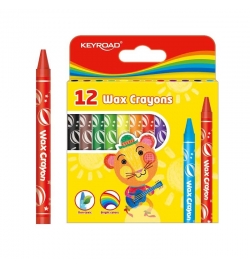Wax Crayons for children 12 colors - Keyroad