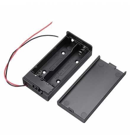 Μπαταριοθήκη 2 x 18650 μπαταρία 3,7V κουτί με διακόπτη