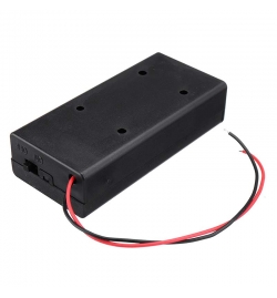 Battery Holder 2 x 18650 Battery 3.7V  Box and Switch