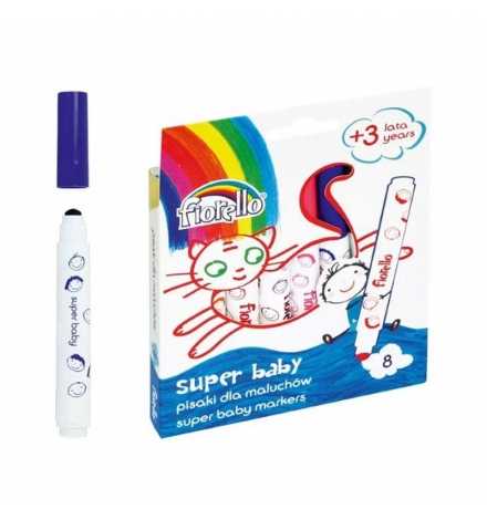 Super Baby Markers 8pcs - Fiorello