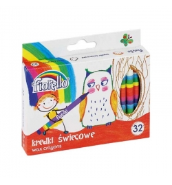 Wax Crayons for children 32 colors Fiorello