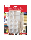 Paint Palette Set - 3 Palettes & 2 Knives - Tallon