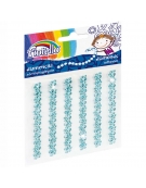 Diamond Gem Stickers Light Blue