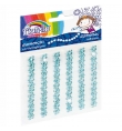 Diamond Gem Stickers Light Blue