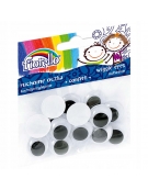 Eye Waggle SelfAdhesive 20mm 15pcs