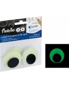 SelfAdhesive Wiggle Eyes Fluorescent 40mm 4pcs