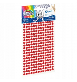 Gem Stickers Pearl Red 5mm 260pcs