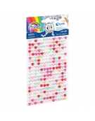 Αυτοκόλλητες πέρλες διάφορα χρώματα 5mm 260pcs