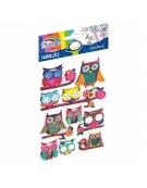 Craft Stickers 3D Owls