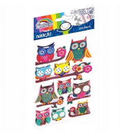 Craft Stickers 3D Owls