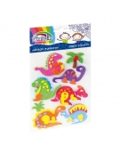 Foam Stickers Farm Dinosaurs