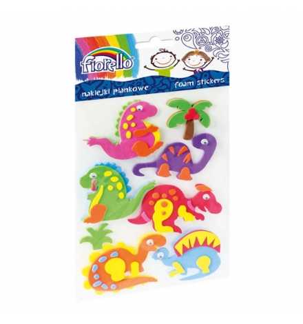 Foam Stickers Farm Dinosaurs