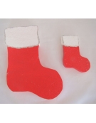 Polystyrene Christmas Boot Flat 20x14x3cm