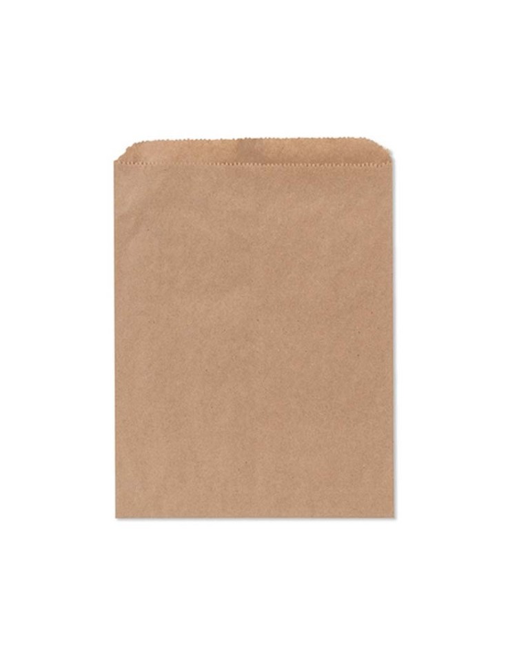 Paper Kraft Bag 15x25cm Brown 100pcs