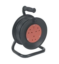 Power Extension Reel 4way 15m / 1.25mm Eltech