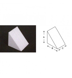 Right Angle Triangle 8x5x3cm