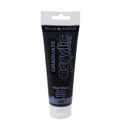 Ακρυλική μπογιά Graduate 120ml - Μαύρο (Περλέ)