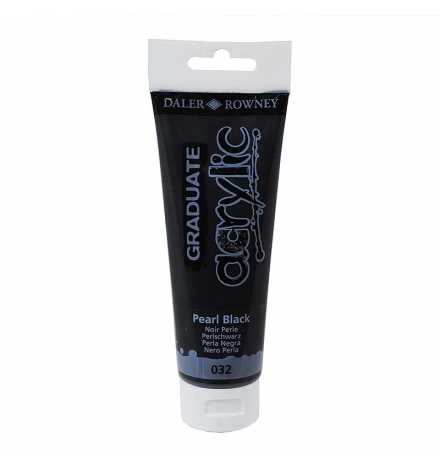 Acrylic Paint Graduate 120ml - Pearl Black