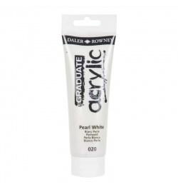 Acrylic Paint Graduate 120ml - Pearl White