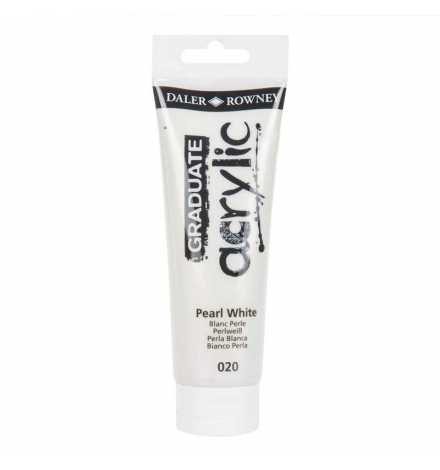 Ακρυλική μπογιά Graduate 120ml - Άσπρο περλέ (Pearl White)