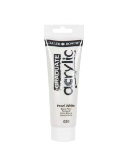 Ακρυλική μπογιά Graduate 120ml - Άσπρο περλέ (Pearl White)