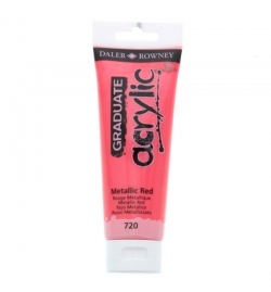 Acrylic Paint Graduate 120ml - Metallic Red